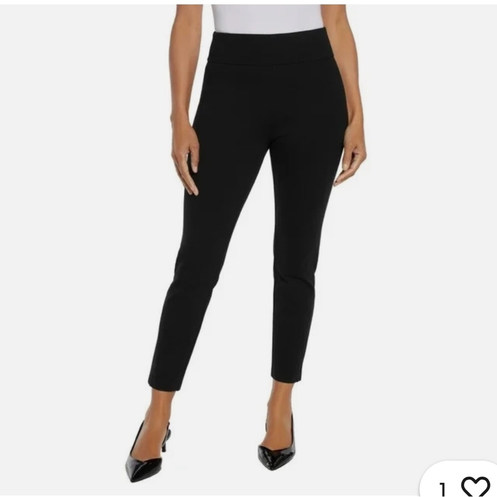 NEW Express Black Women's Pants pull on ankle length warm elegant trouser size L